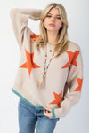 Star Knit Sweater