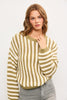 Striped Moss Sweater