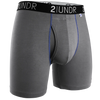 2UNDR Swing Shift Boxer in Grey/Blue