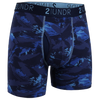 2UNDR Swing Shift Boxer in Blue Storm