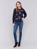 Charlie B Cheetah Jacquard Top