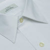 Cooper & Stewart Charleston White Herringbone Spread Collar Dress Shirt