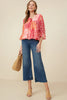 Pink Flutter Sleeve Top