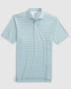 Johnnie-O Michael Striped Jersey Performance Polo