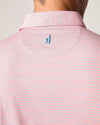 Johnnie-O Michael Striped Jersey Performance Polo