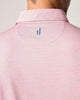 Johnnie-O Michael Striped Jersey Performance Polo