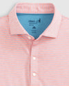 Johnnie-O Michael Striped Jersey Performance Polo