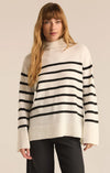 Z Supply Fin Stripe Turtleneck Sweater