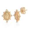 Joy Dravecky Lady Lourdes Stud Earrings