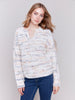 Charlie B Long Sleeve Cable Sweater