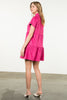 Pink Suede Dress