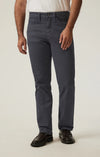 34 Heritage Charisma Relaxed Straight Pants in Slate Diagonal