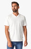 34 Heritage Deconstructed V-Neck White Tee Shirt